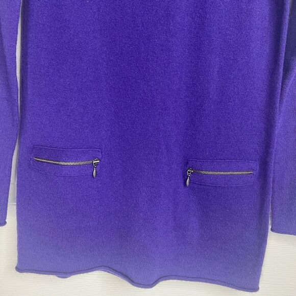 Fenn Wright‎ Manson Purple 2 Ply Cashmere Crew Neck Pullover Sweater Size XS - Picture 5 of 10